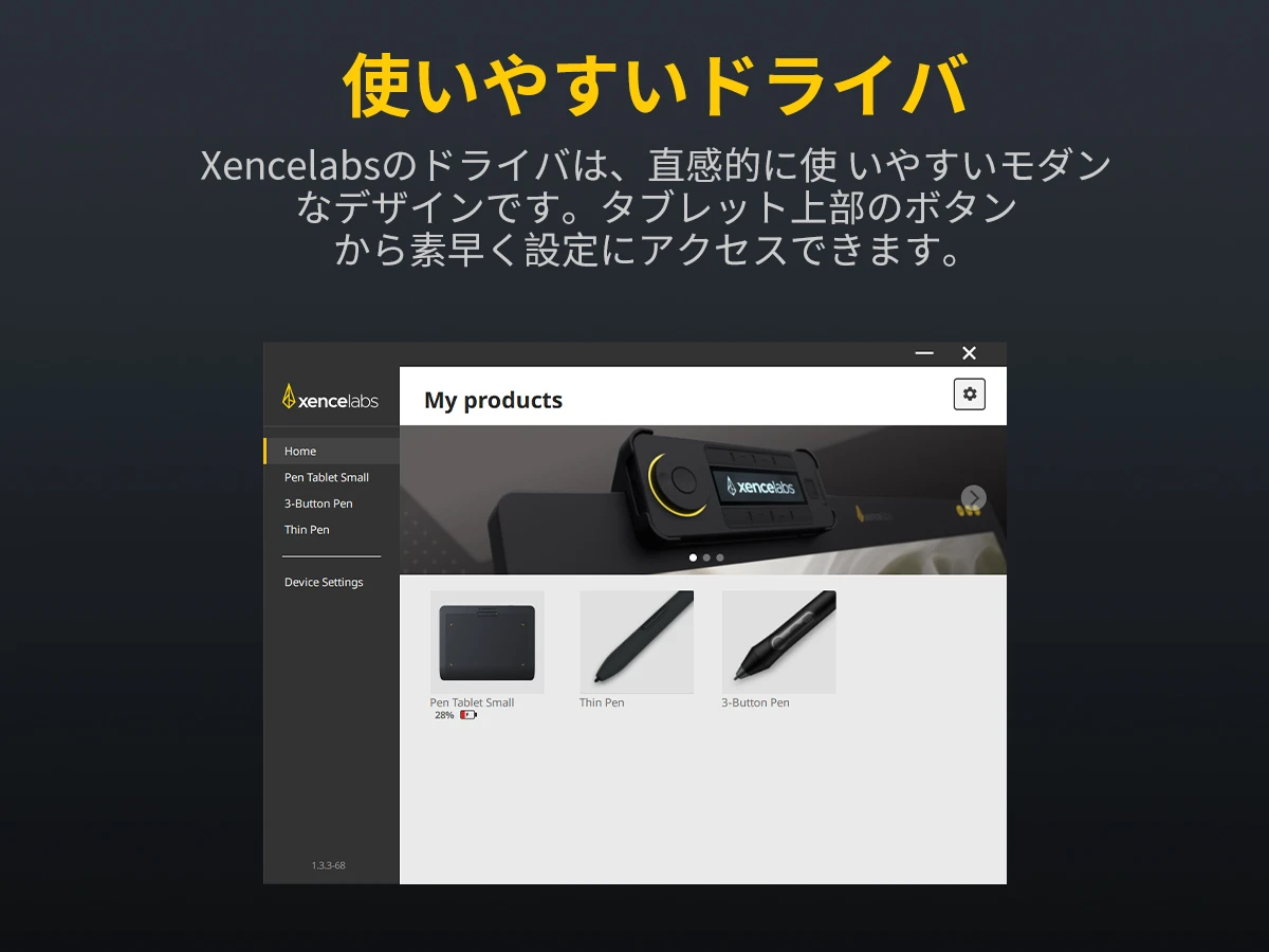 XencelabsペンタプレットSmall